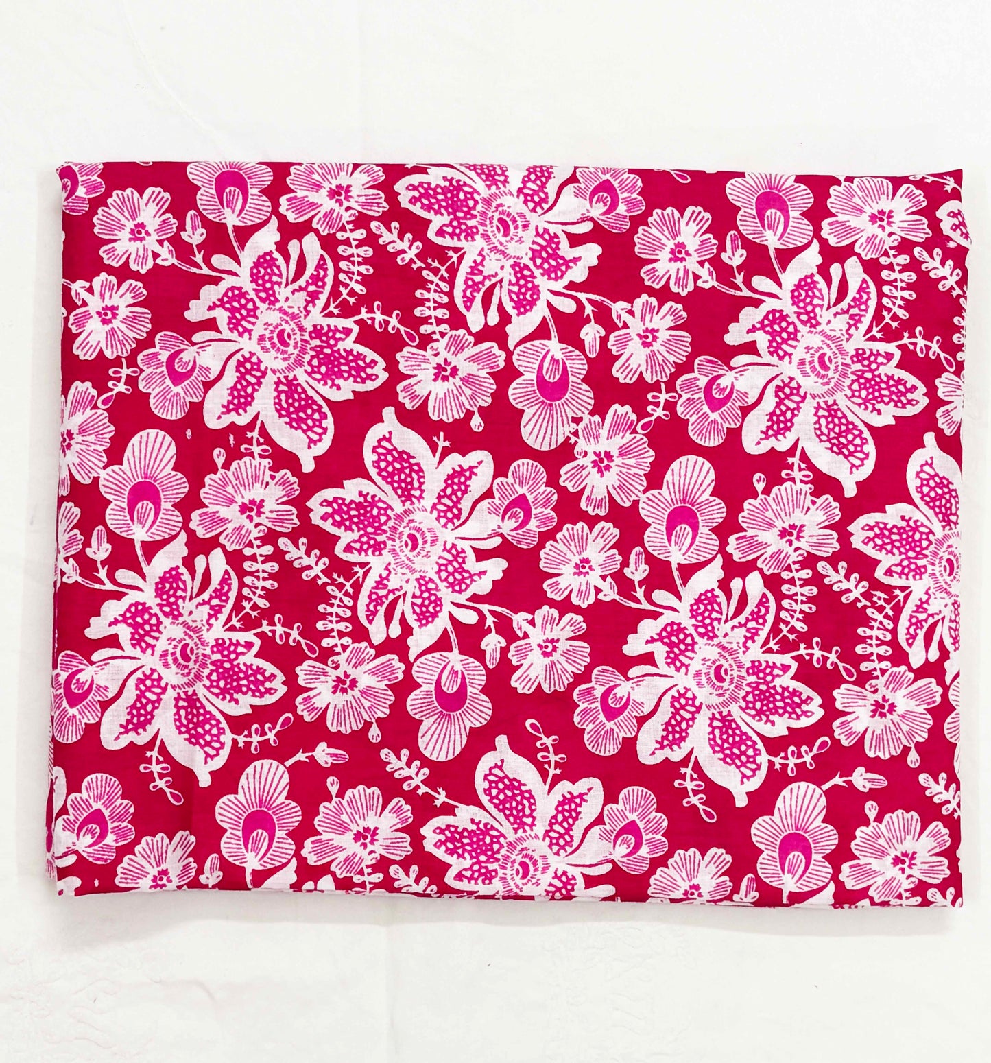 Unstitched Pure Cotton Suit with Cotton Dupatta
