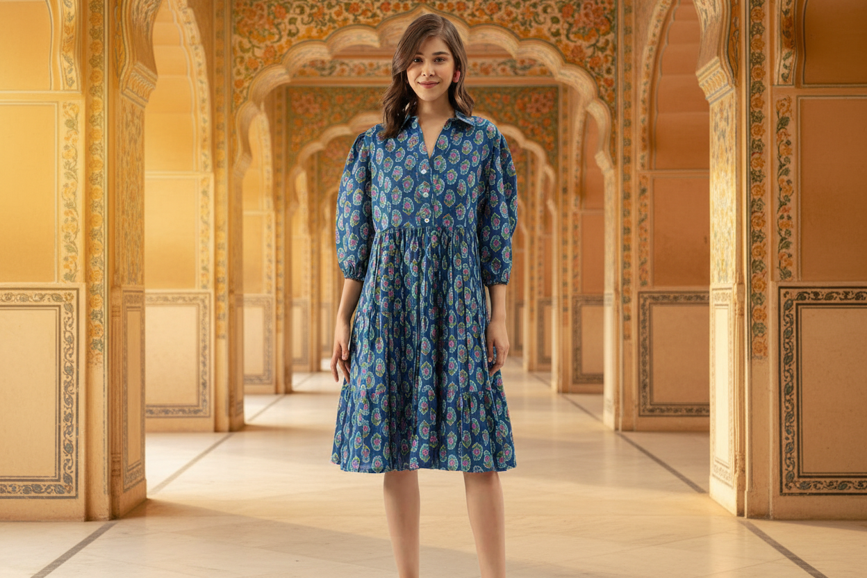 Jaipur Corridor Fashion Editorial