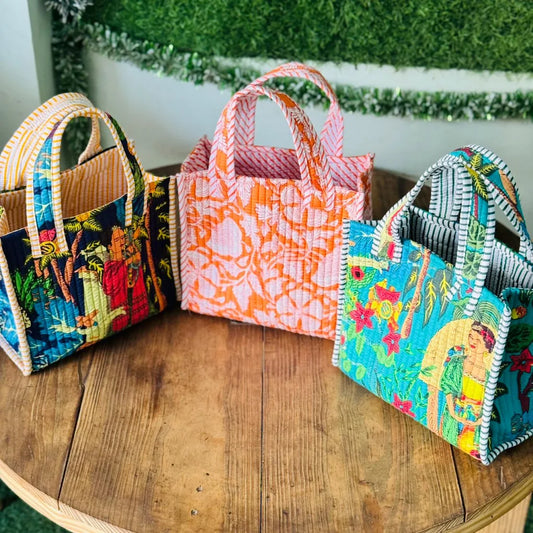 Premium Hand Block Printed Cotton Tote Bag